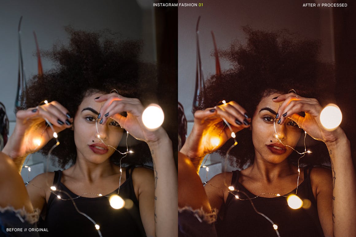 15款Instagram/Blogger照片贴图调色处理素材库精选LR预设 15 Instagram Blogger Lightroom Presets + Mobile插图(1)