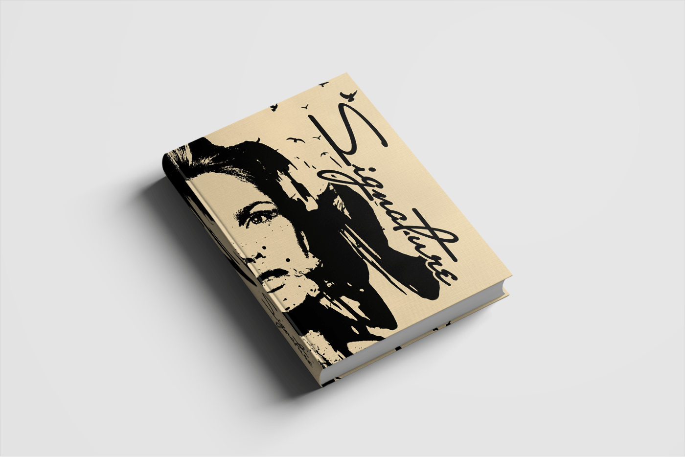 经典泼墨剪影艺术风格照片特效PS动作 Signature CS4+ Photoshop Action插图(9)