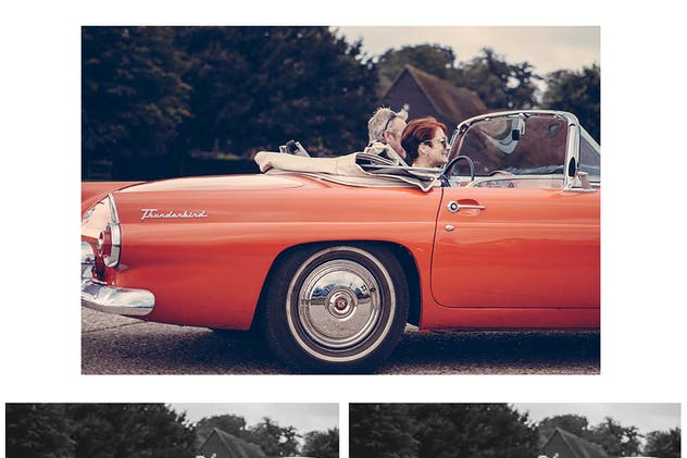 高级黑白&颜色增强调色滤镜PS动作 Selective Color Photoshop Action插图(2)