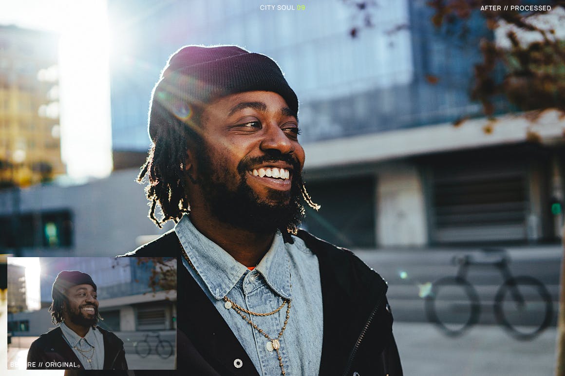 14个现代时尚亮色效果照片处理LR预设 14 City Soul Lightroom Presets + Mobile插图(9)