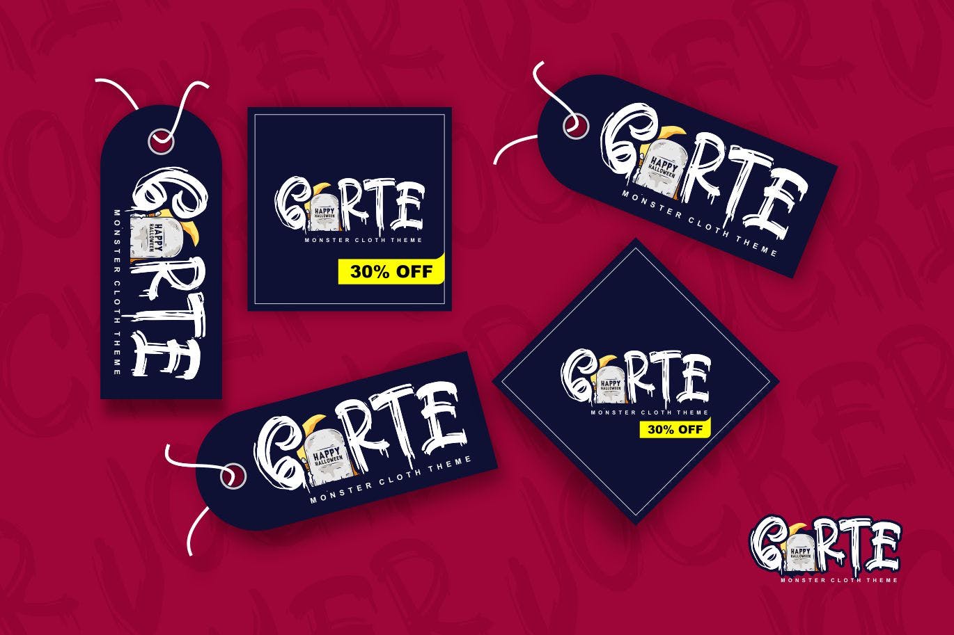 极具个性的英文笔刷装饰字体素材库精选 Jocker | Psychotype Font Theme插图(3)