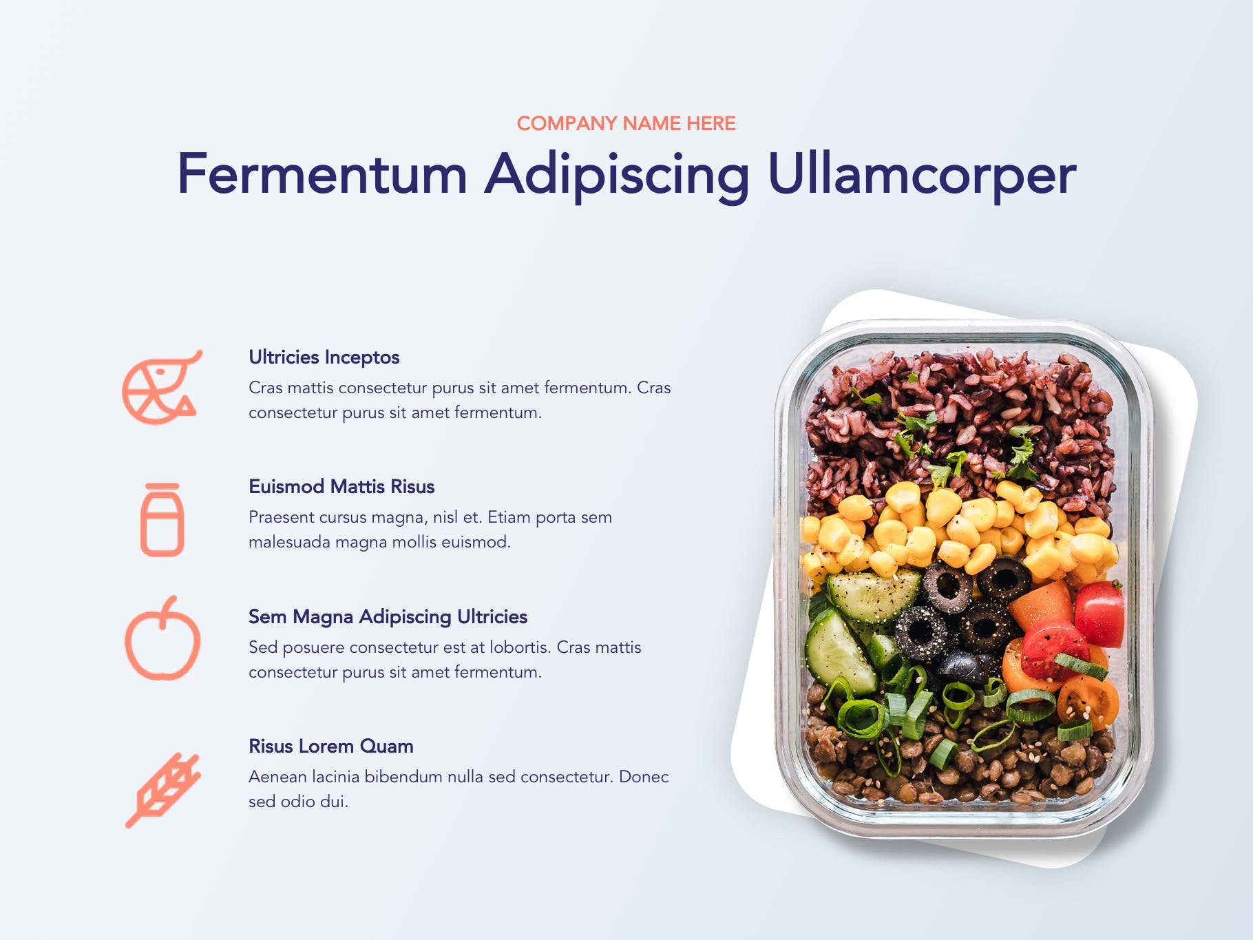 营养配餐食谱谷歌幻灯片设计模板 Nutritious Google Slides Template插图(9)
