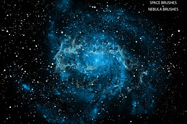 太空星云设计PS笔刷 Nebula Photoshop Brushes插图(2)
