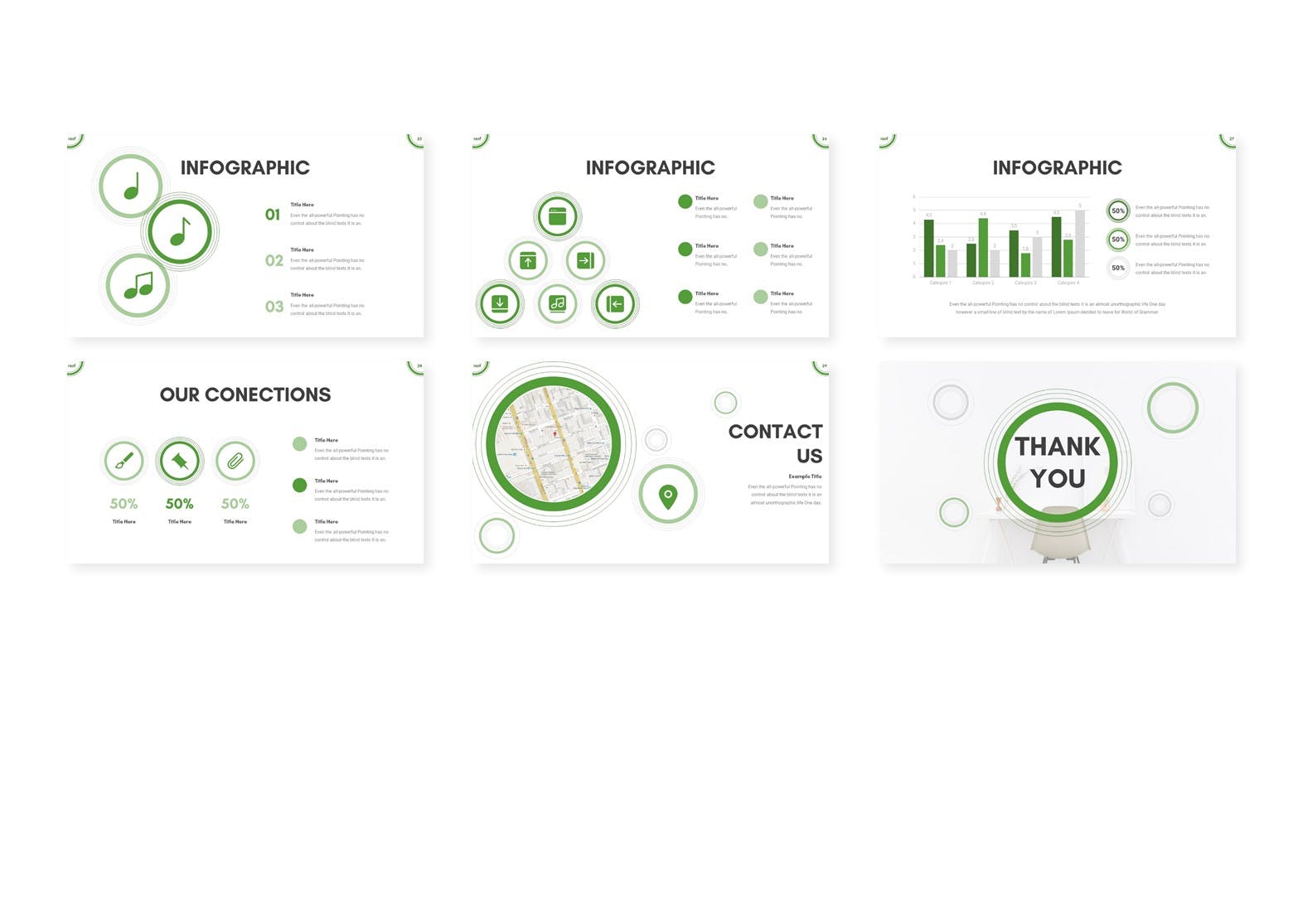 创意圆形图形公司简介谷歌幻灯片模板 RAOF – Google Slides Template插图(3)