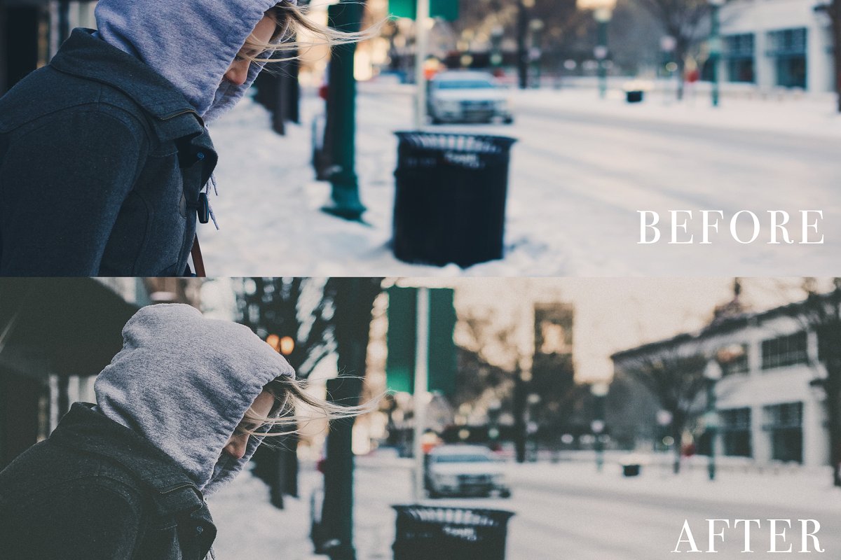 冬季时尚冷光效果Lightroom预设插图(6)