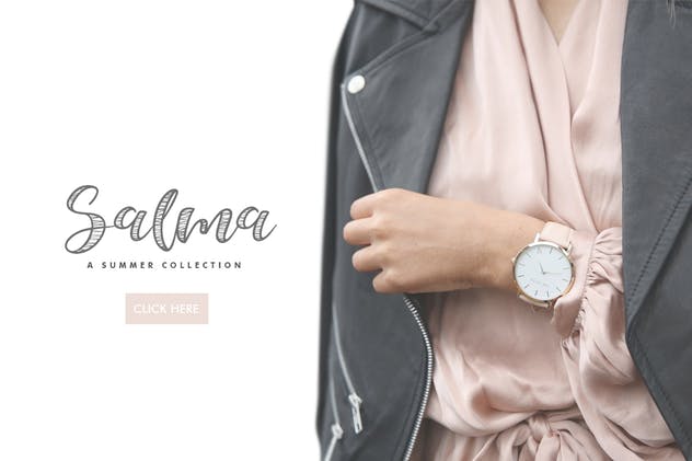 字体二重奏：英文手写字体+素描风格字体 Selda Script Font Duo插图(1)