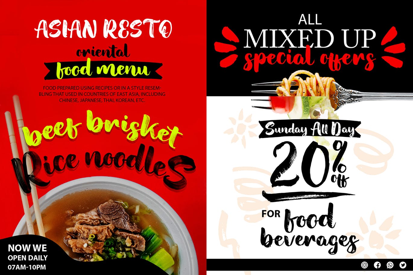 饮食主题设计适用英文毛笔字体下载 Soondae | Natural & Organic Brush Font插图(3)