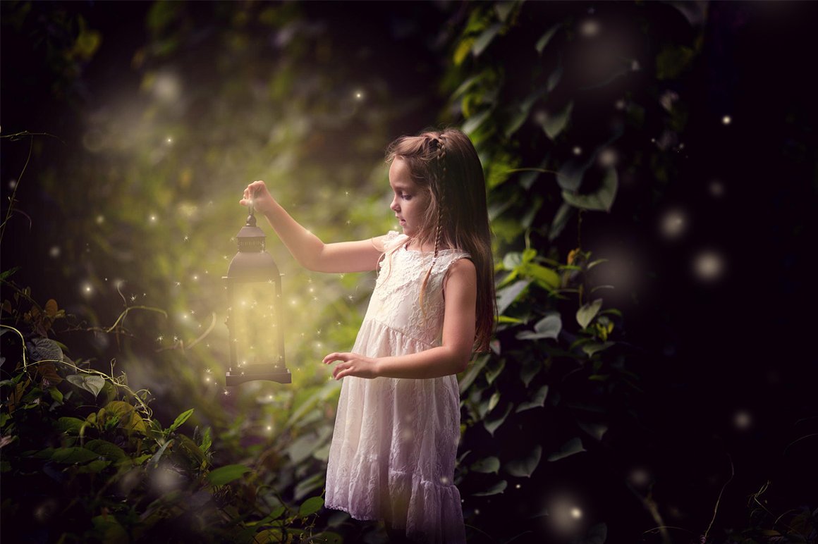 4K高清分辨率神奇萤火虫Photoshop叠层插图(3)