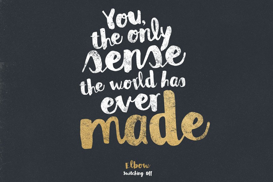 创意艺术画笔手绘英文字体 Moorgate brush script font插图(4)