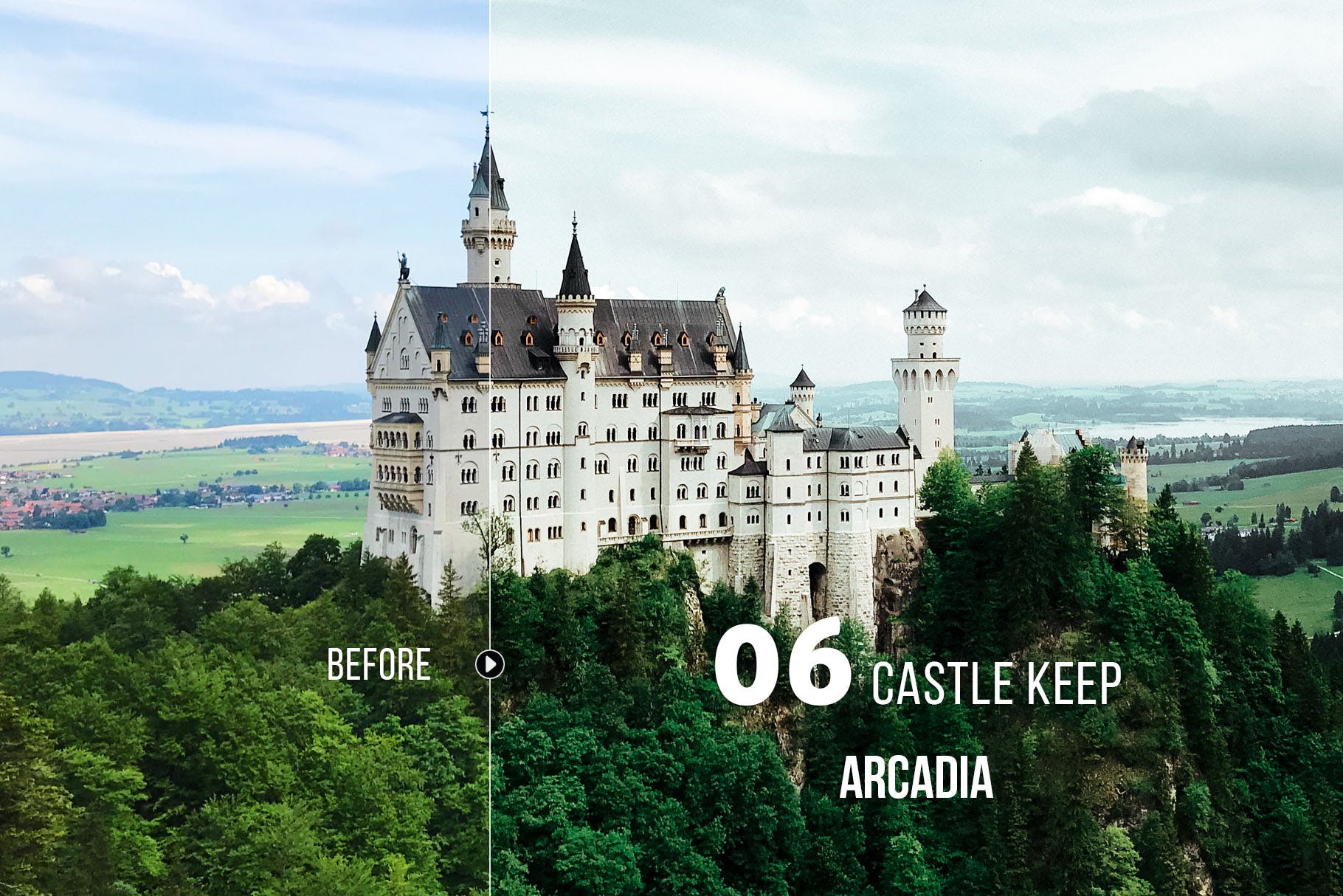 风景摄影作品后期效果处理LR预设 Arcadia Landscape Presets for Lightroom & ACR插图(6)