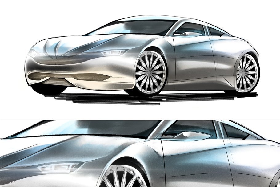 马克笔记号笔笔画PS笔刷 REAL MARKERS! REVISED!插图(2)