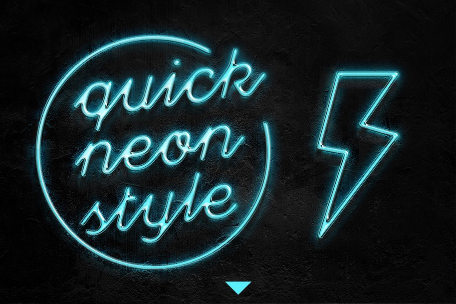 霓虹灯字体文本图层样式 Neon Pro text effect插图(1)