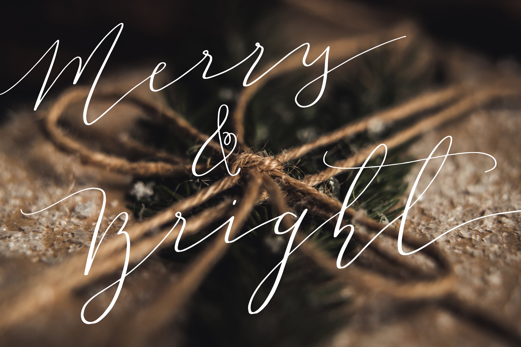 55款手写字母节日主题叠层 55 Hand Lettered Holiday Overlays插图(6)