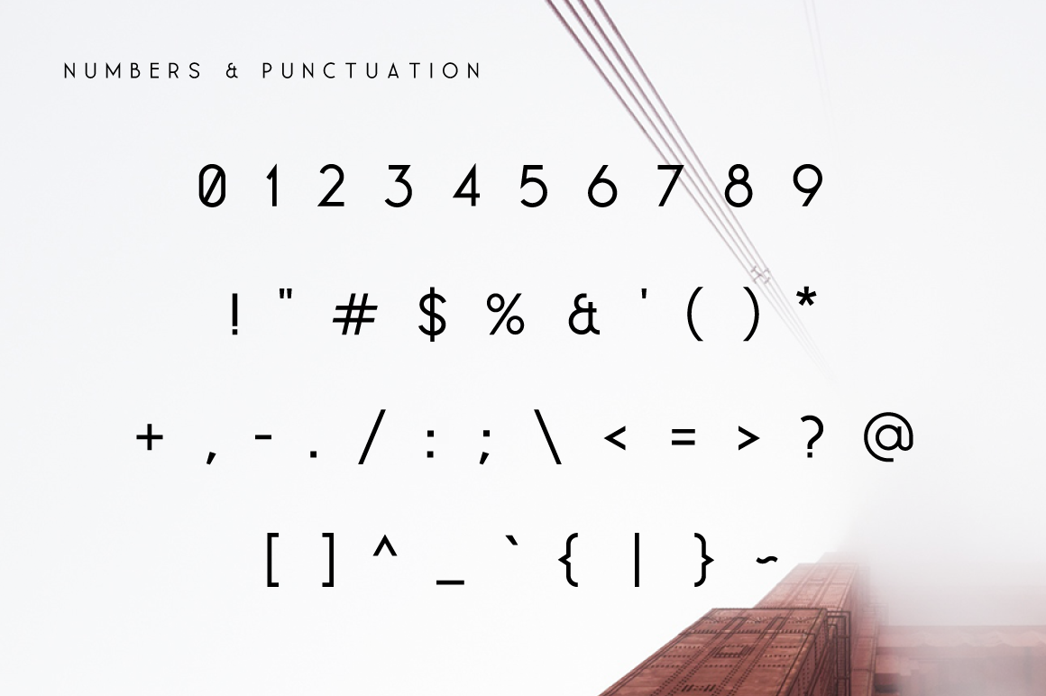 简约风格瘦体英文无衬线字体 Leaner Font插图(2)