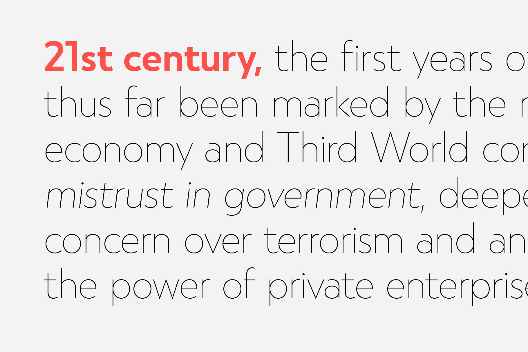 经典无衬线几何英文字体 Atlan插图(1)