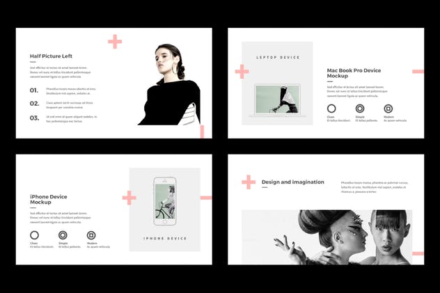 极简主义风格时尚行业适用PPT幻灯片模板 Minimal Fashion PowerPoint插图(8)