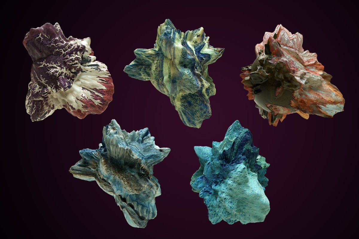 创意抽象纹理系列：15款混合油漆3D纹理&PS笔刷 Tectonic (Exclusive)插图(7)