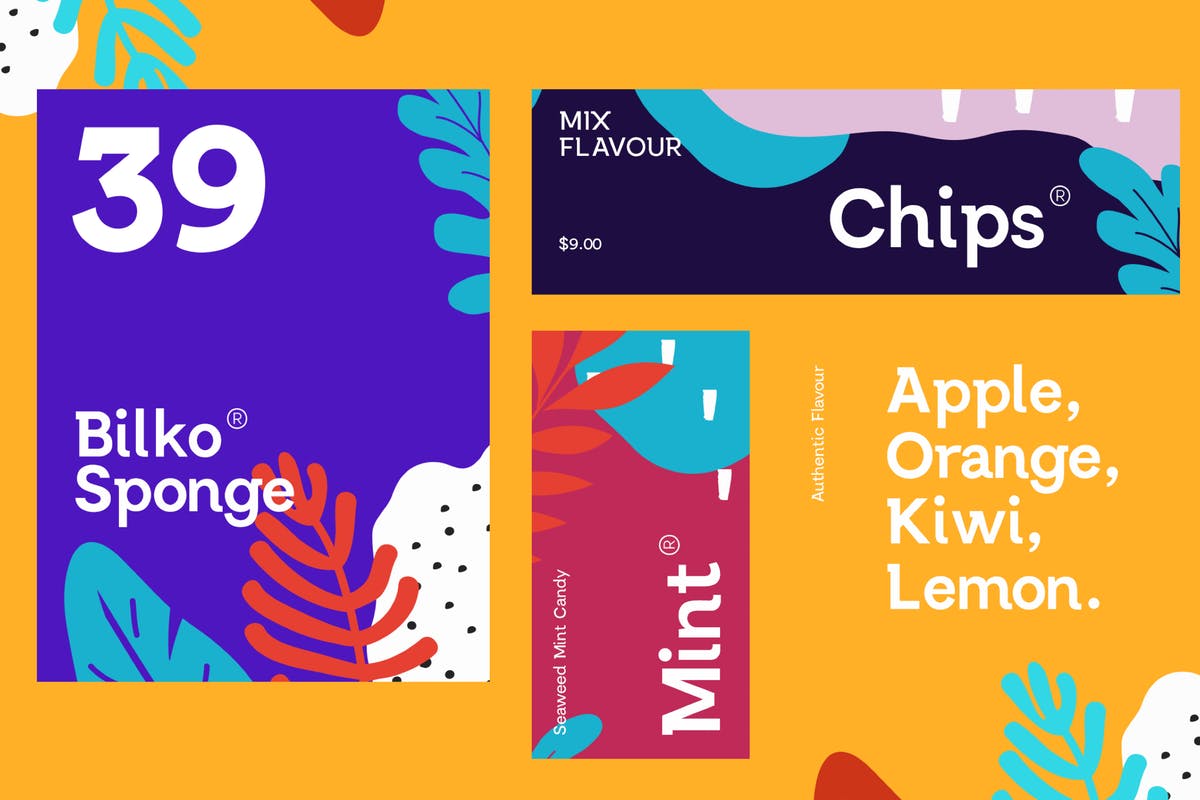 灵感来自“Museo Slab”无衬线英文字体 US Bilko – Semi-Slab Display Font插图