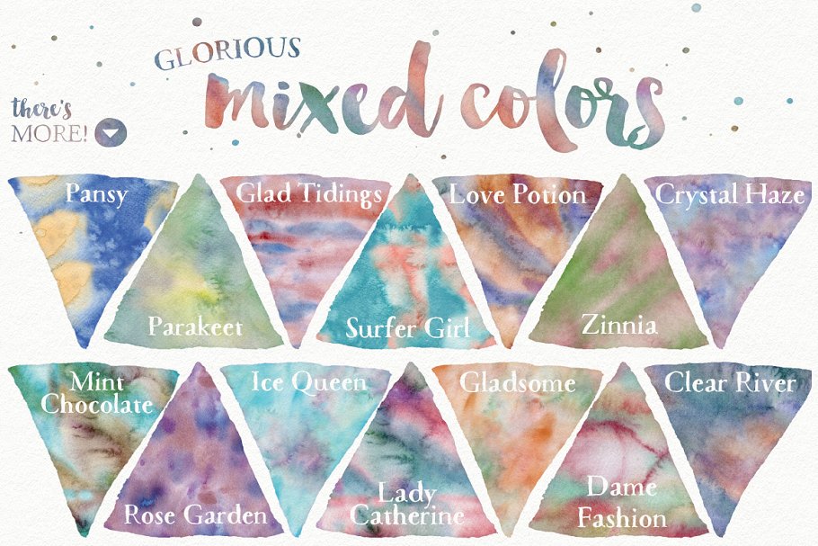 水彩插画艺术设计师工具包 Liquid Gold for Photoshop插图(10)