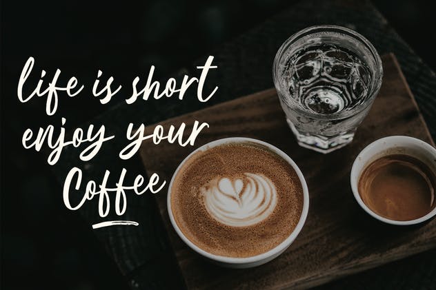 现代优雅书写风格英文手写字体 Ballerina | Script Font MS插图(6)