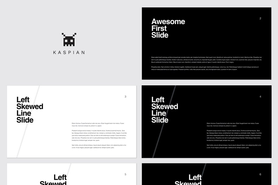 多用途 Keynote 幻灯片模板（100+页/450枚图标/50个信息图表） KASPIAN Keynote Presentation Theme插图(2)