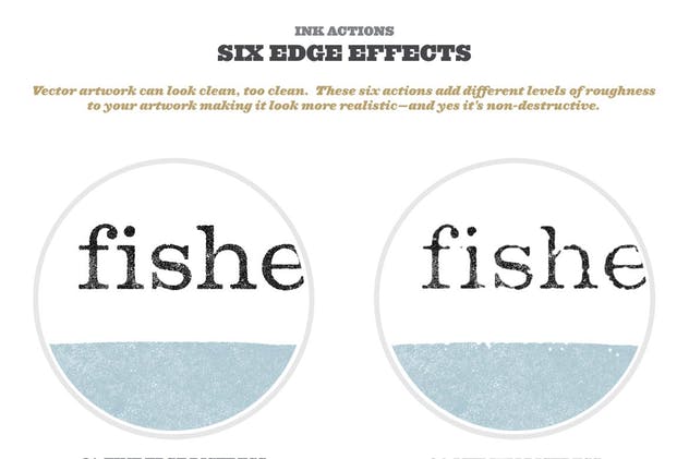 怀旧凸版墨水印刷风格纹理PS图层样式 Rock and Roller Letterpress Kit插图(8)