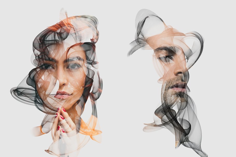 15种抽象逼真的烟雾Photoshop笔刷插图(8)