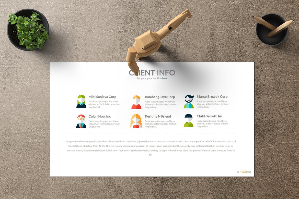 公司作品案例演示Keynote幻灯片模板 Tlogoaji – Keynote Template插图(4)