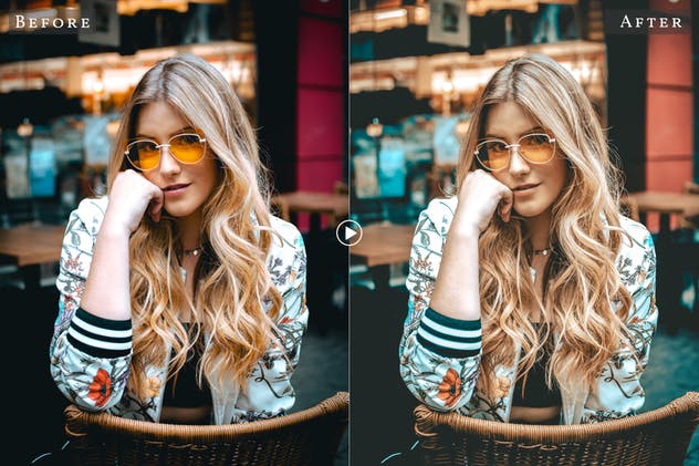 一款人像生活照片调色LR预设 Insta Blogger Desktop and Mobile Lightroom Presets插图(2)