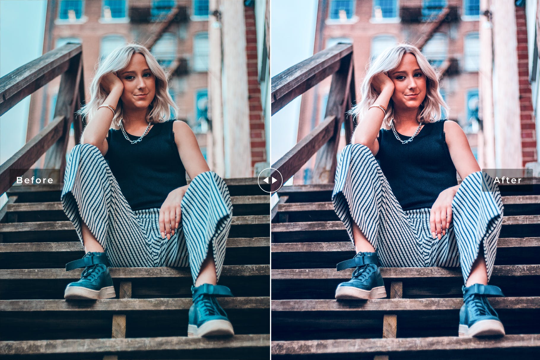 珊瑚粉色调图片后期处理调色滤镜LR预设 Flamingo Mobile & Desktop Lightroom Presets插图(1)