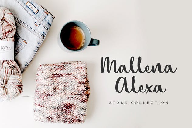 现代时尚字体二重奏：手写字体&无衬线字体 Lollitus Font Duo插图(5)