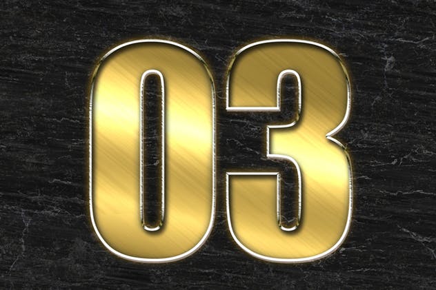 11种雕刻文字图层样式 11 Engraved Text Styles插图(4)