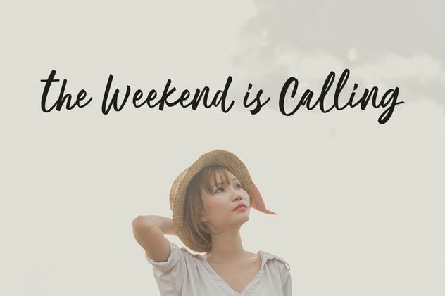 现代优雅书写风格英文手写字体 Ballerina | Script Font MS插图(5)