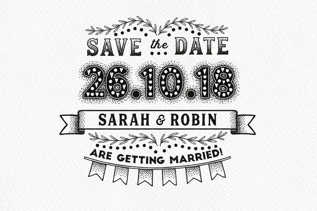 字体文本手绘装饰元素AI设计工具套件 Fineliner Type Decorator’s Tool Kit插图(5)