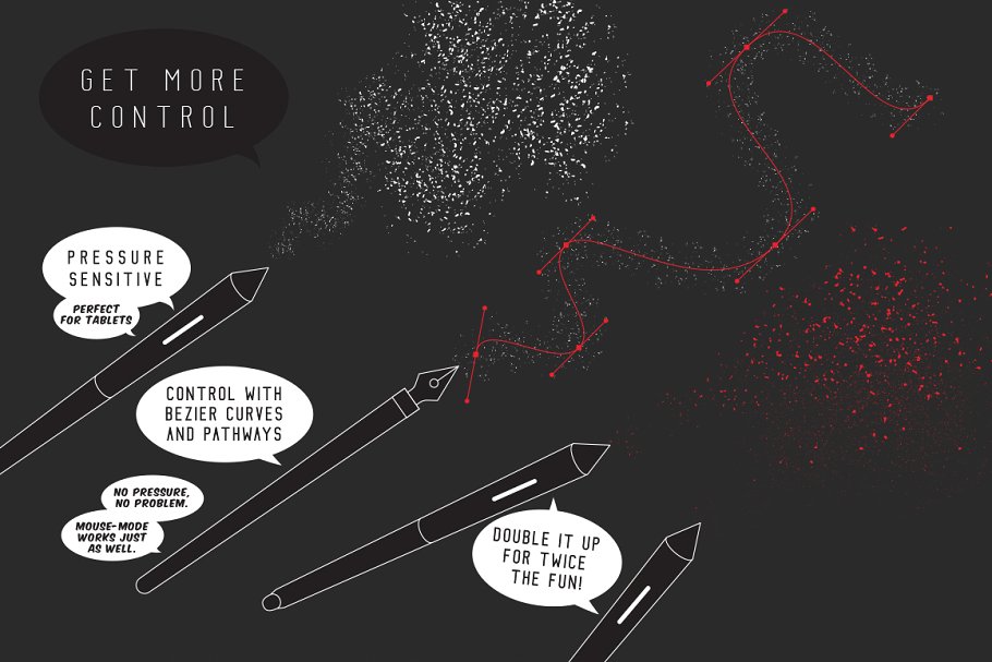 癍迹分散斑点AI笔刷 Quick Texture Creator插图(4)