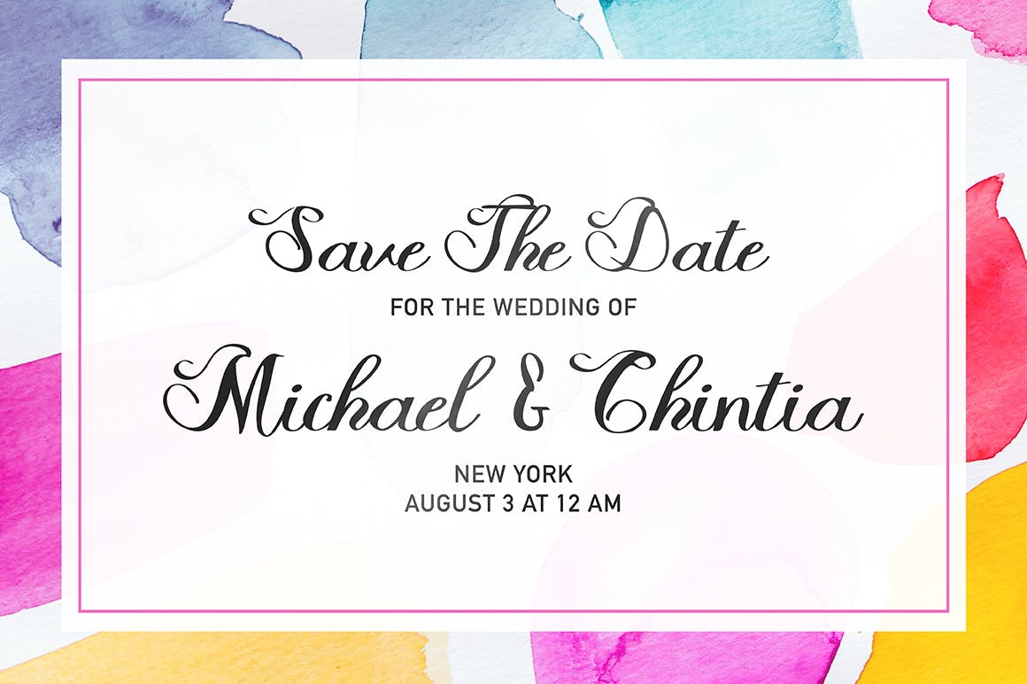 时尚粗糙边缘创意英文书法字体 Halfesika Script插图(4)