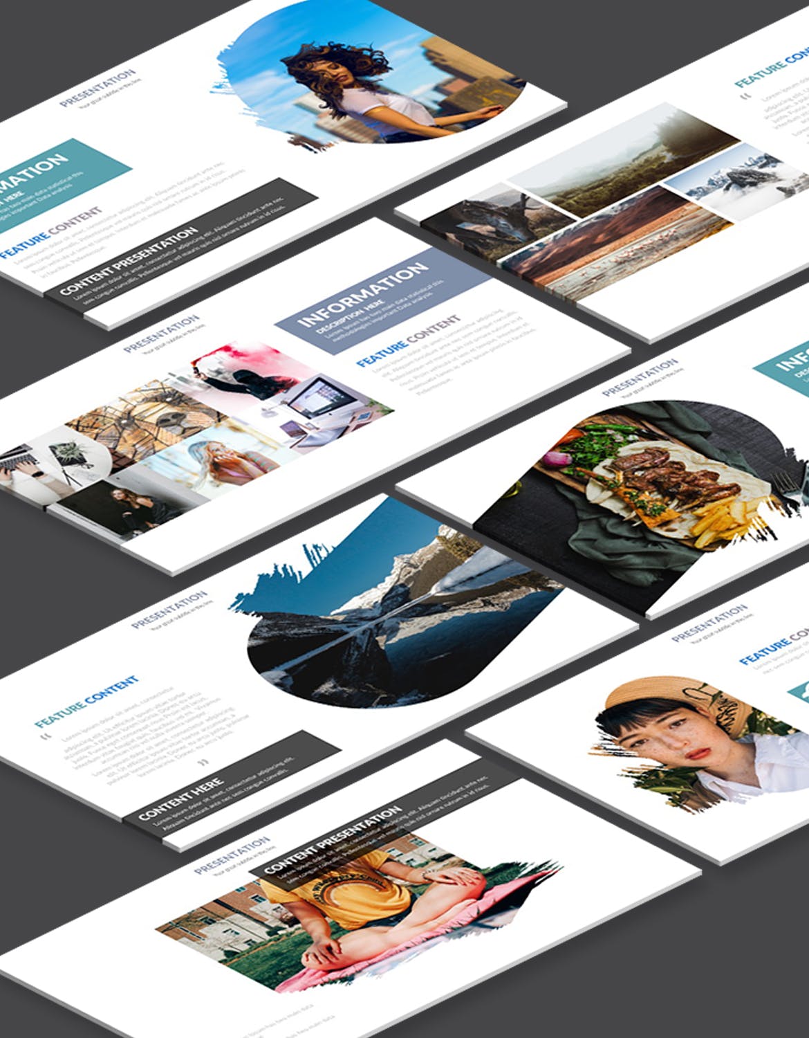 现代简约设计风格PPT幻灯片模板下载 Best Powerpoint Presentation Template插图(1)