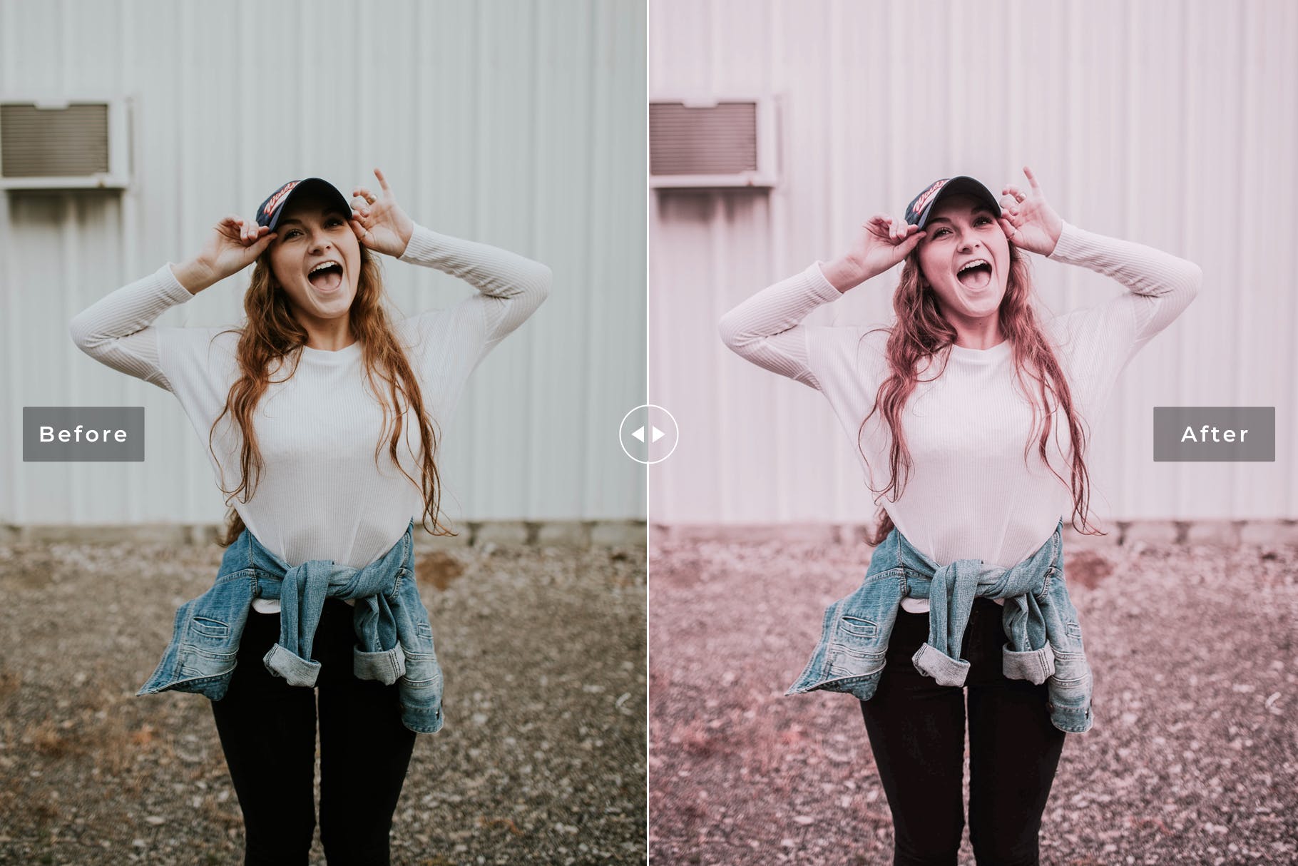 粉红明快梦幻效果照片调色滤镜LR预设下载 Sweet Pink Mobile & Desktop Lightroom Presets插图(5)