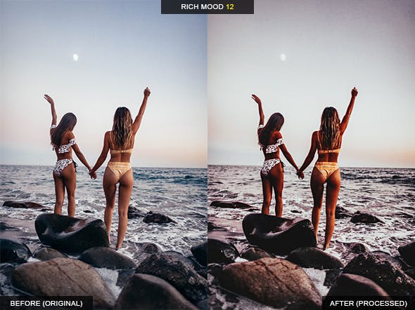 12款RICH时尚模特摄影LR调色预设 12 Rich Mood Lightroom Presets插图(12)