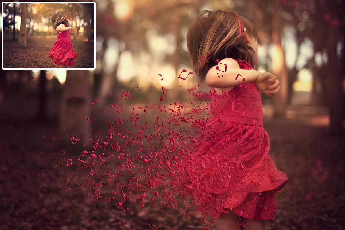 炫酷逼真色散消失效果PS动作 Dispersion Actions Bundle插图(19)