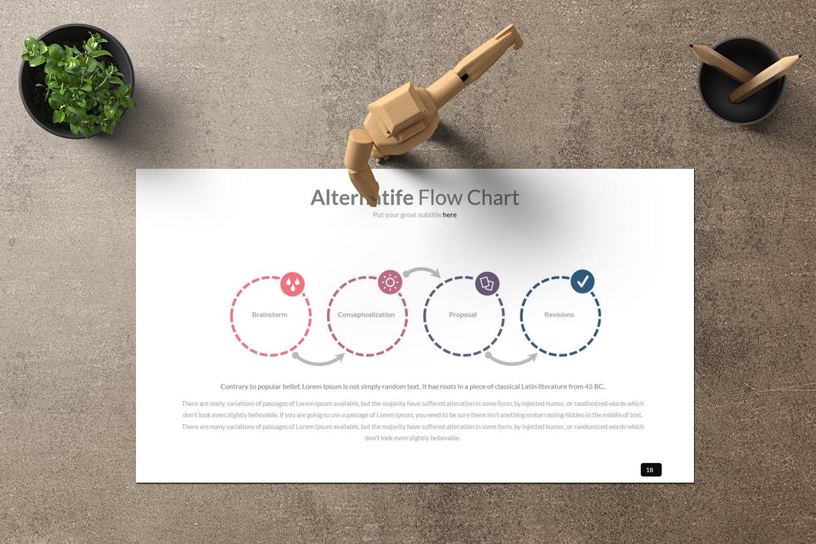 互联网创新企业素材库精选Keynote模板设计模板 Deru – Keynote Template插图(3)