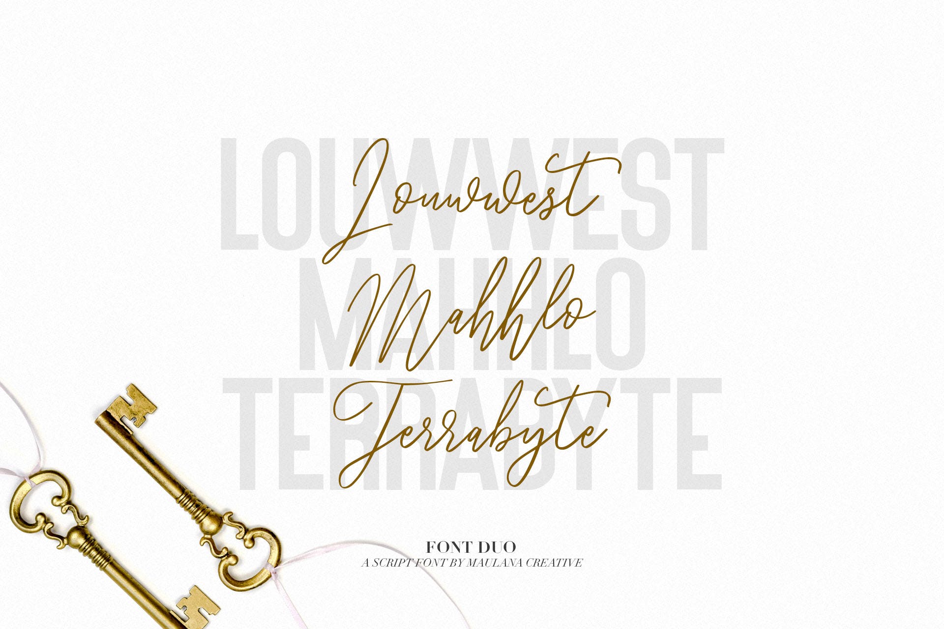 英文签名字体&无衬线版式设计字体二重奏组合 Fairmont – Script Sans Font插图(3)