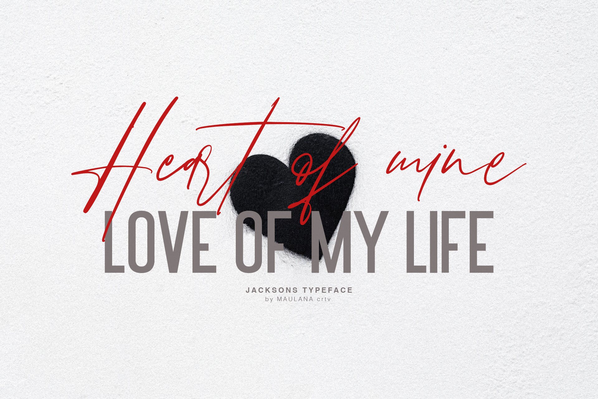 飘逸英文连字书法/无衬线二重奏设计字体 Jacksons Font Duo插图(5)