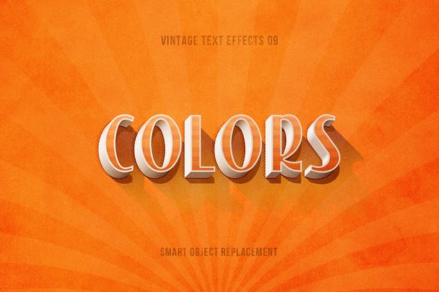 复刻电影加州梦风格文本图层样式 Retrica: Vintage Text Effects Pack插图(9)