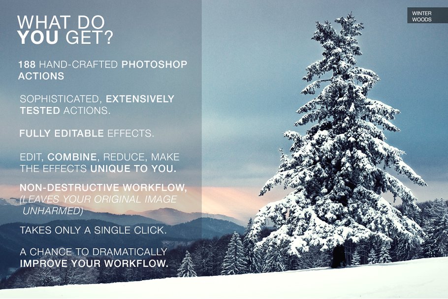 188个炫酷照片特效处理PS动作大包 188 Actions Ultimate BUNDLE by Tom Anders插图(4)