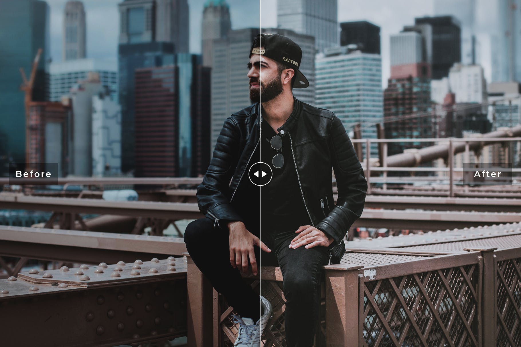 自然暖色调肖像摄影后期处理LR预设 Brooklyn Mobile & Desktop Lightroom Presets插图(2)