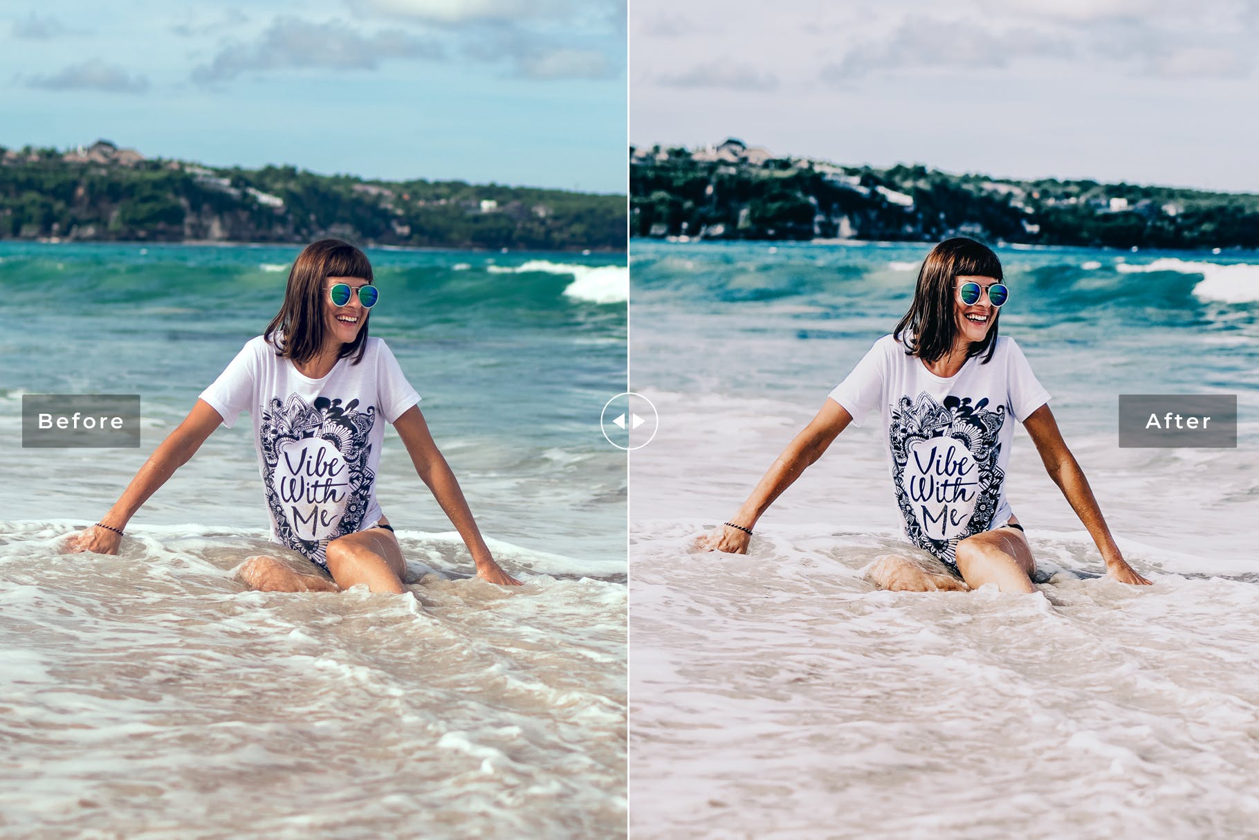 海边沙滩摄影后期处理LR调色预设 Breeze Mobile & Desktop Lightroom Presets插图(5)