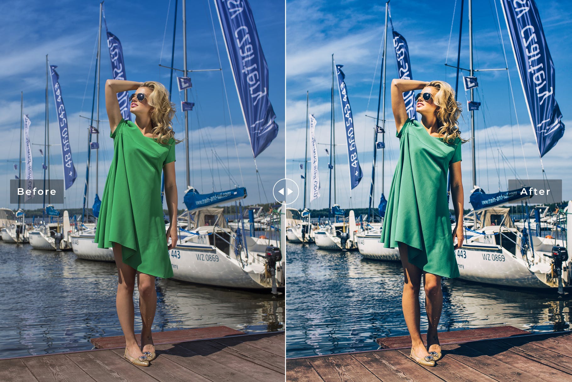 海岛/海景/沙滩摄影调色滤镜LR预设下载 Lagoon Mobile & Desktop Lightroom Presets插图(2)