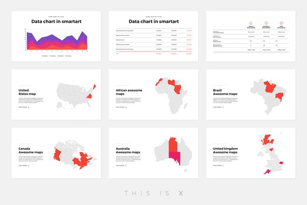高品质行业趋势分析报告PPT幻灯片模板 The X – Powerpoint Template插图(12)