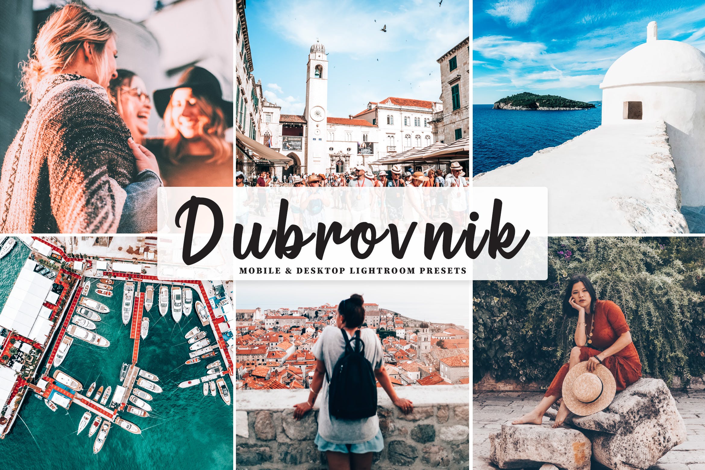 摄影爱好者必备的旅行照片调色处理素材库精选LR预设 Dubrovnik Mobile & Desktop Lightroom Presets插图